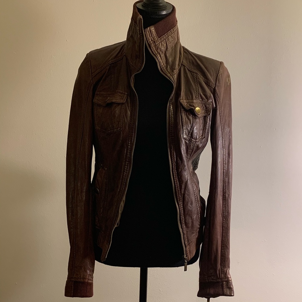 Berskha authentic leather jacket